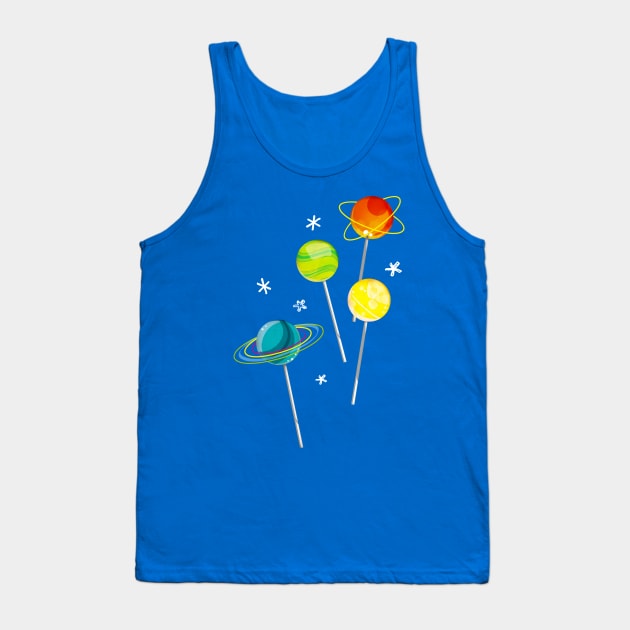 Candy Planets Tank Top by masslos